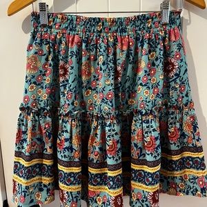 Ladies multicolored skirt